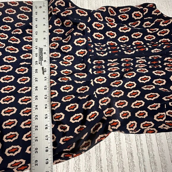 Anthropologie Lilka Women's Sleeveless Patterned Straight Jumpsuit Blue Small - Picture 6 of 9